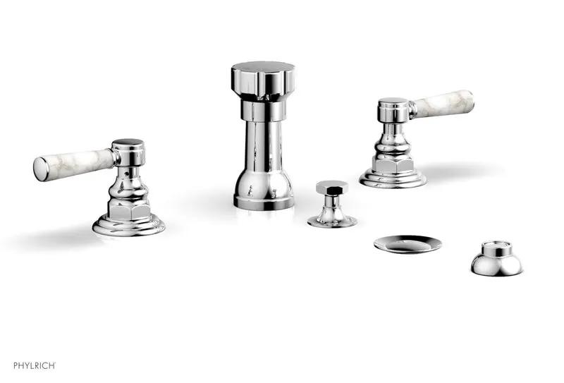 polished chrome bidet set
