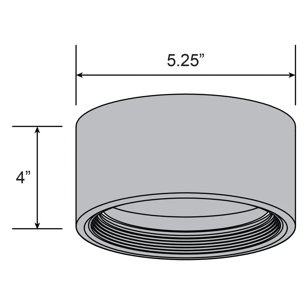 black dual voltage led flush mount