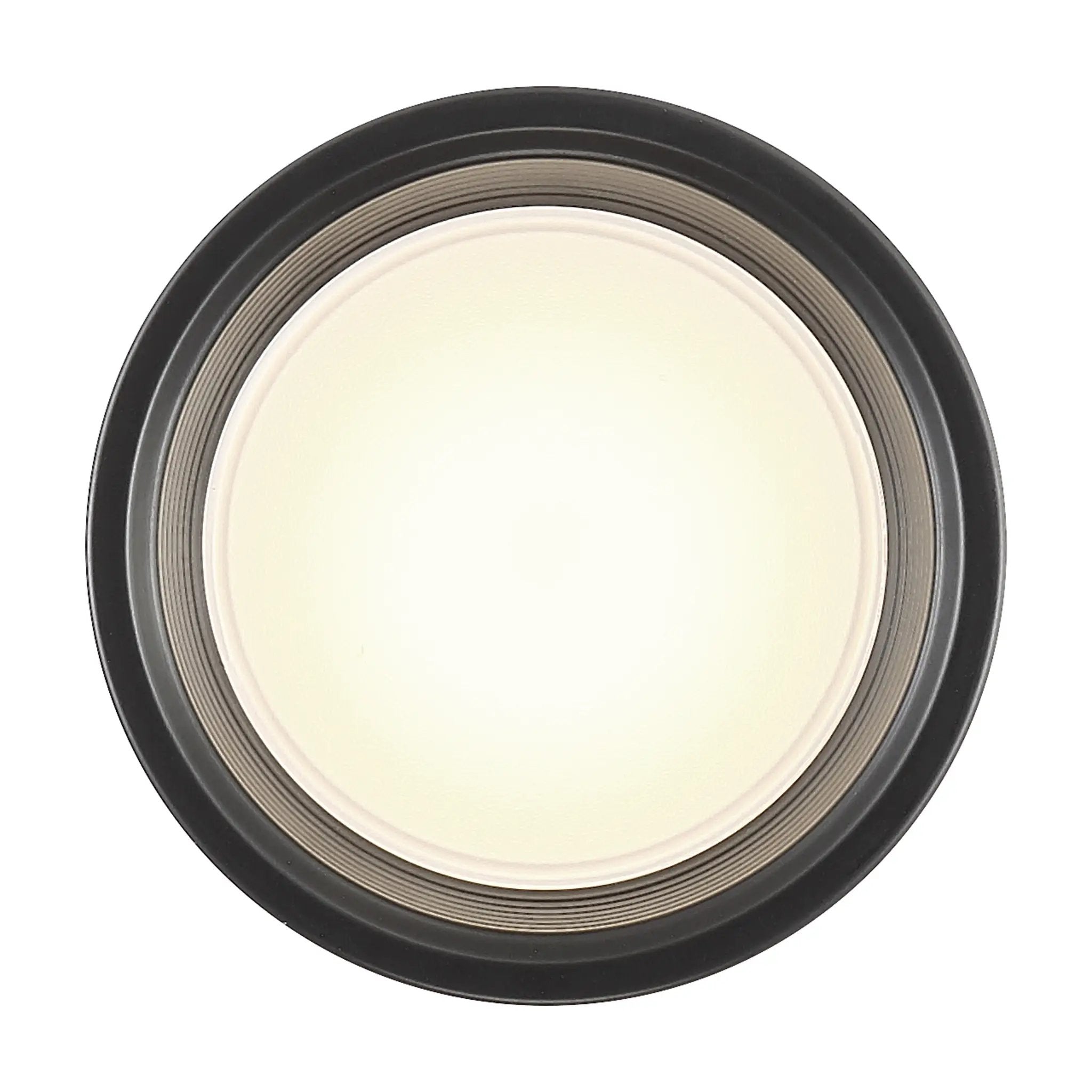 black dual voltage led flush mount