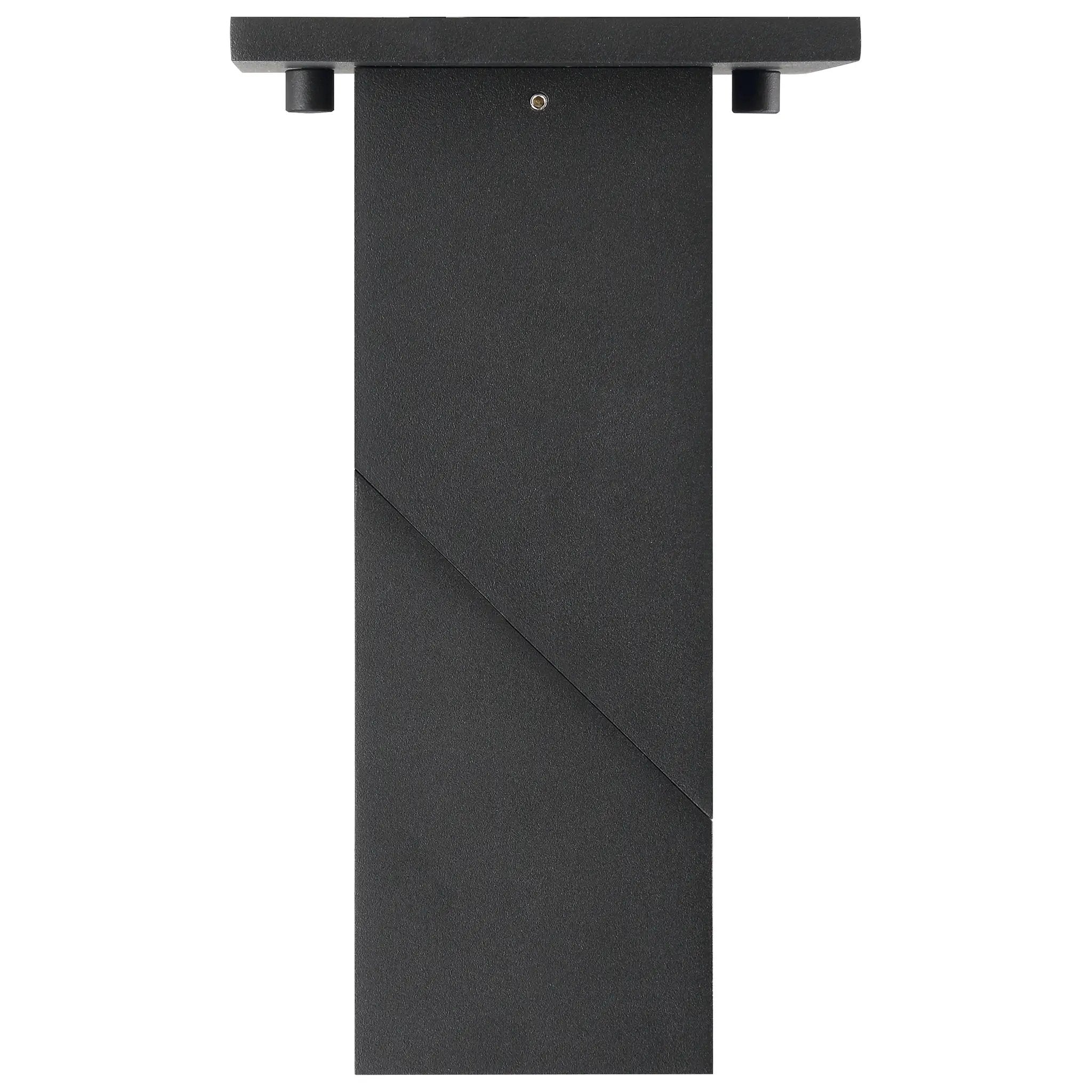 black dual voltage adjustable led spotlight
