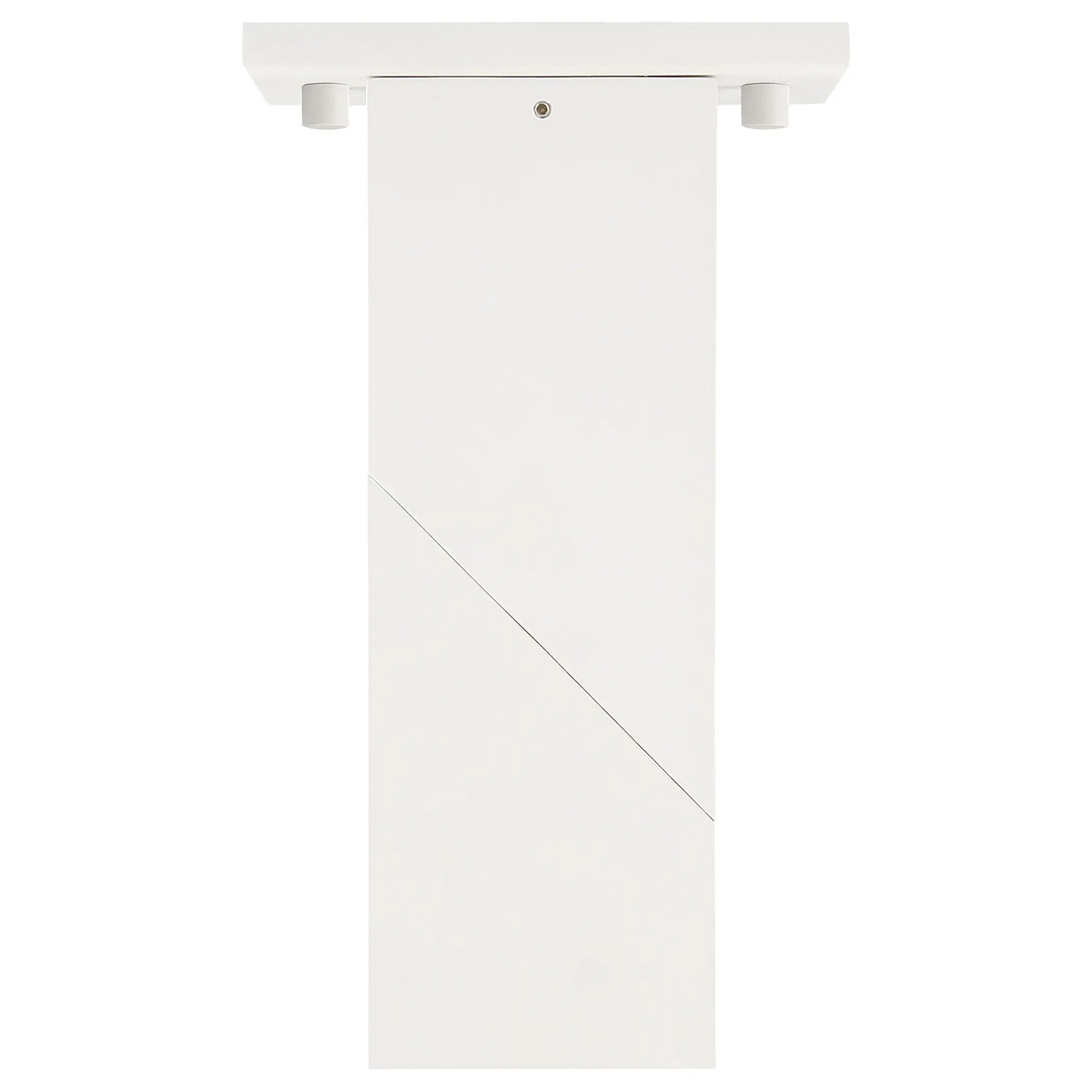 white dual voltage adjustable led spotlight