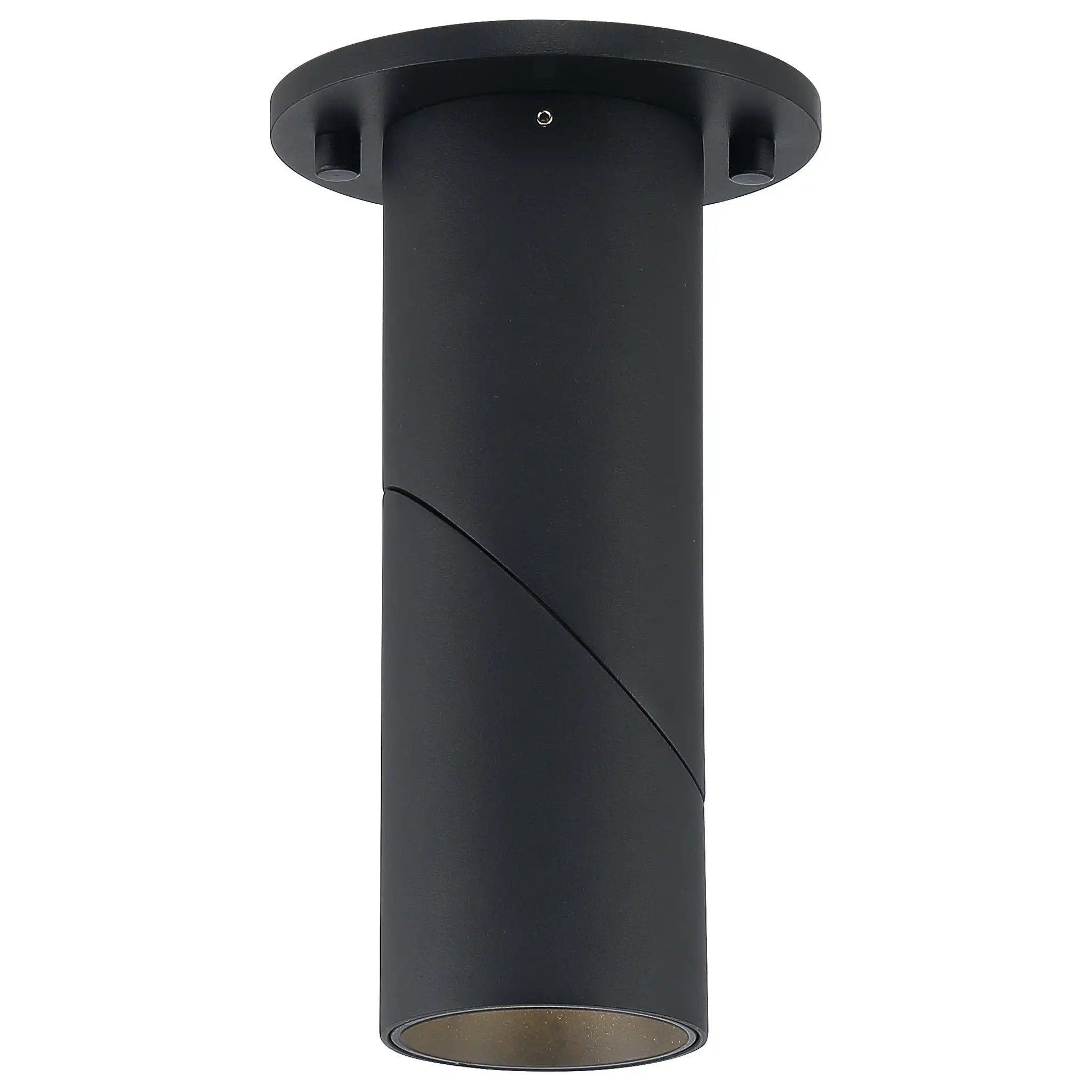 black dual voltage adjustable led spotlight