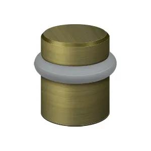 Deltana Round Universal Floor Bumper 1-1/2", Solid Brass by Deltana
