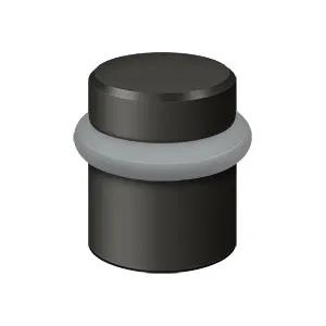 Deltana Round Universal Floor Bumper 1-1/2", Solid Brass by Deltana