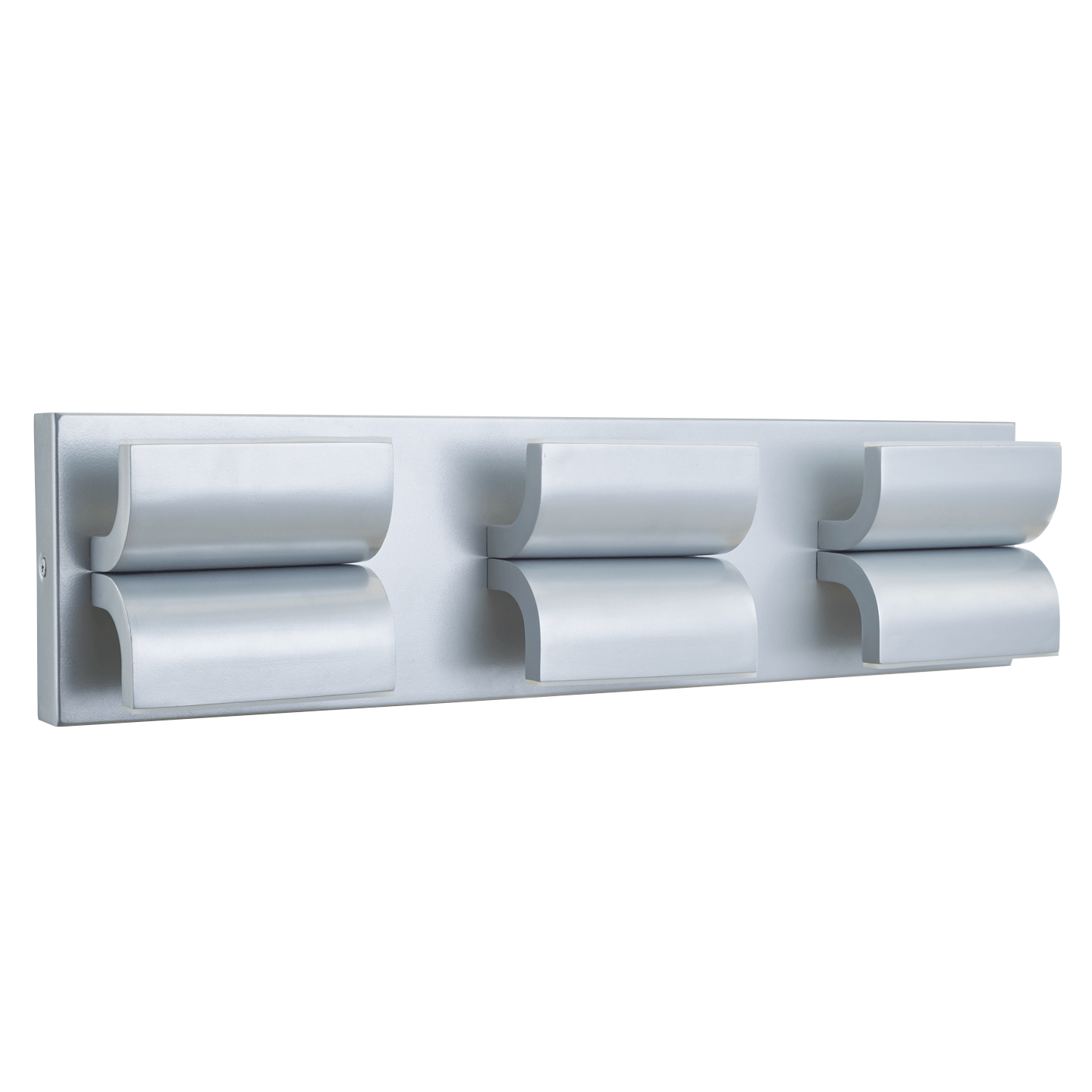 Abra Lighting Willow Wet Location 6 Light Curved Aluminum Wall Fixture by Abra Lighting