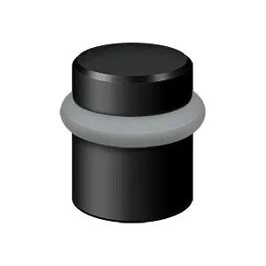 Deltana Round Universal Floor Bumper 1-1/2", Solid Brass by Deltana