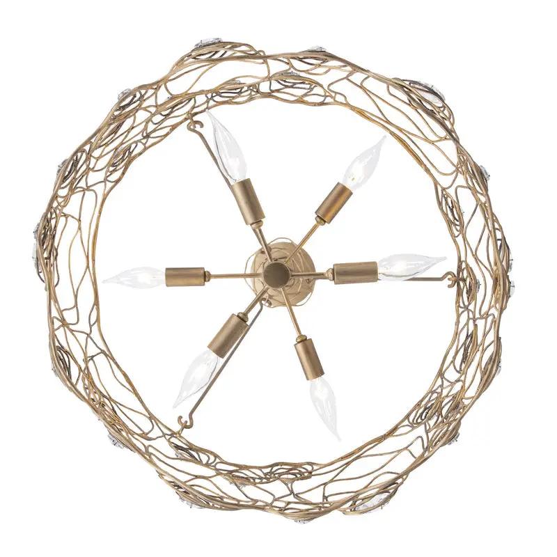 havana gold ombre chandelier