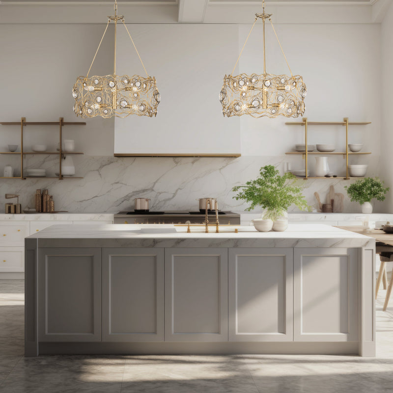 havana gold ombre chandelier