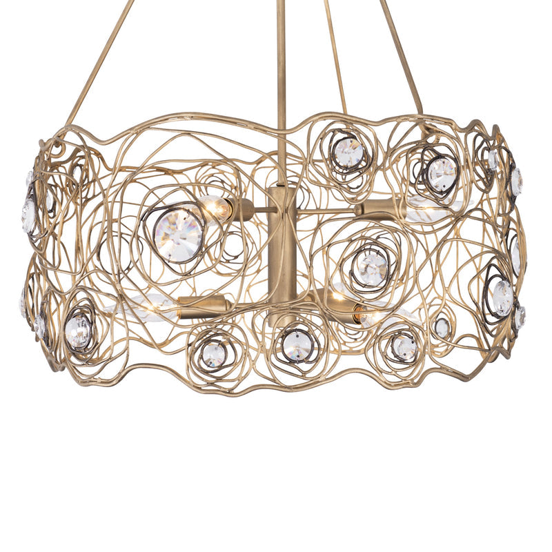 havana gold ombre chandelier