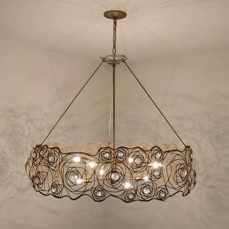 havana gold ombre chandelier