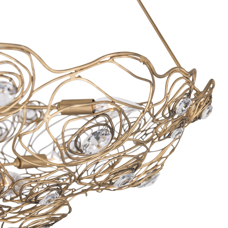 havana gold ombre pendant light