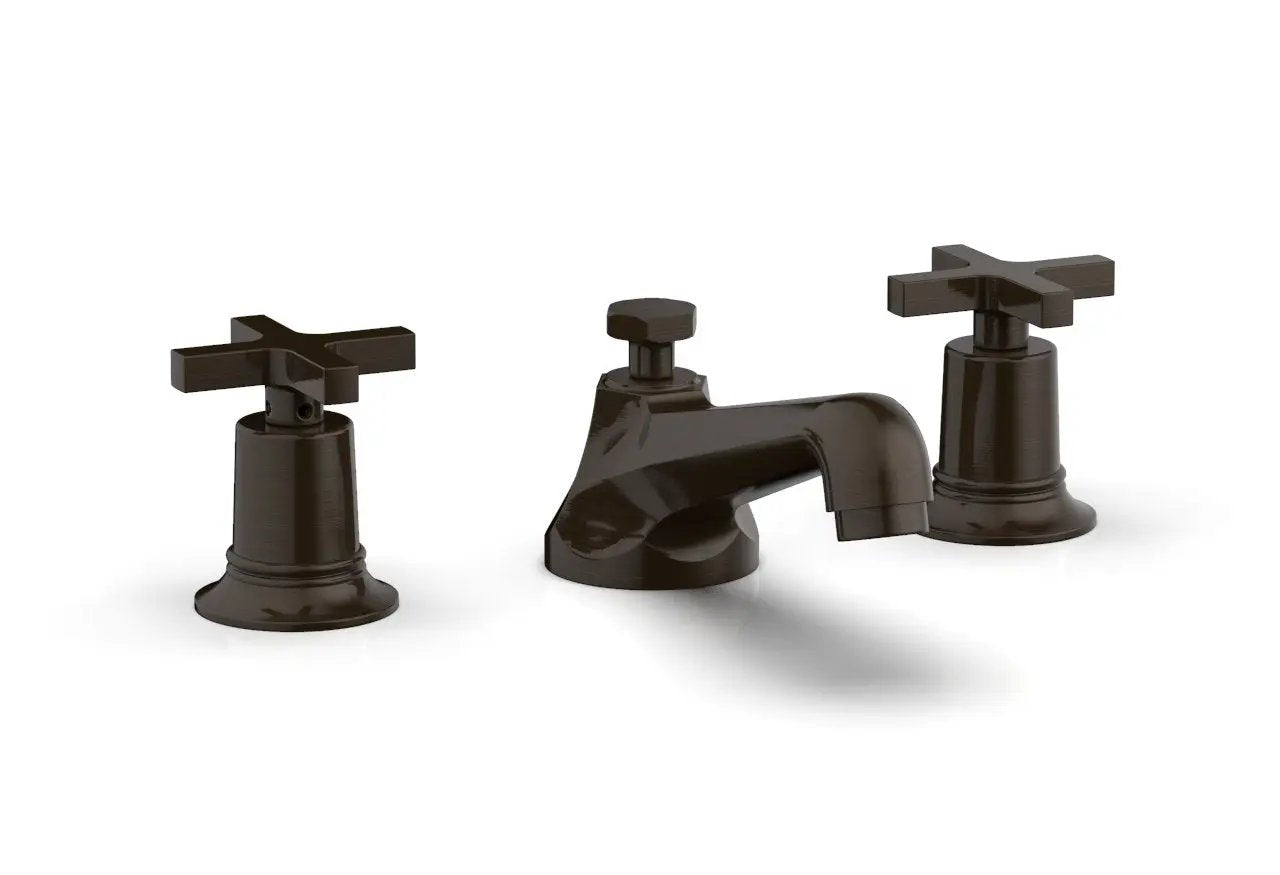 Phylrich HEX MODERN Widespread Faucet Low Cross Handles by Phylrich