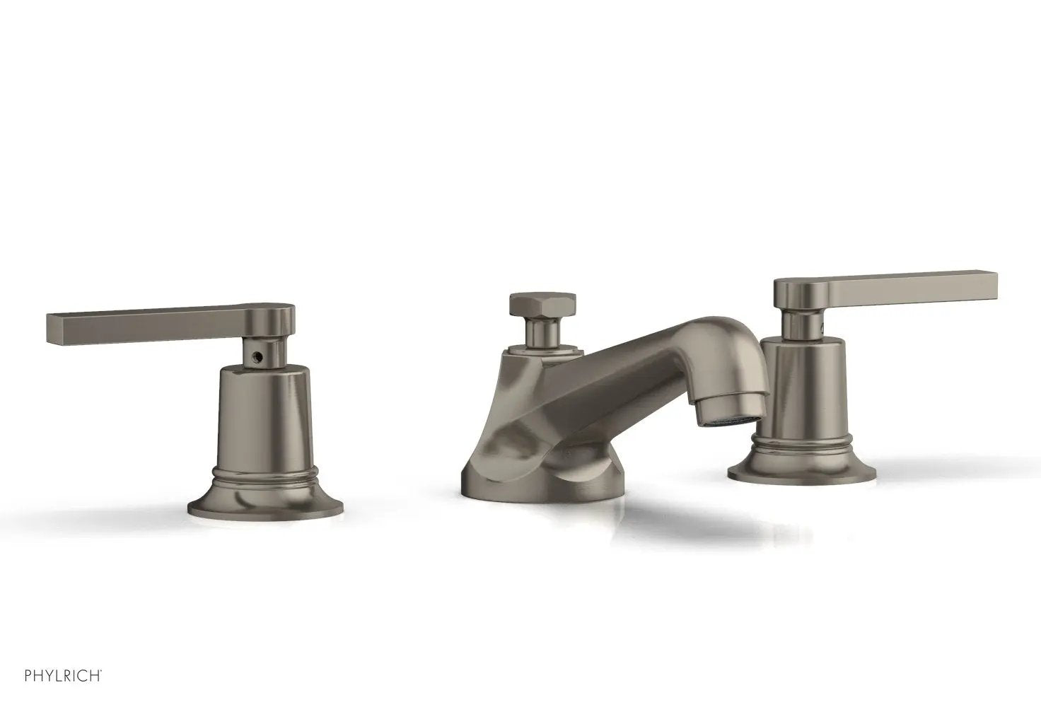 Phylrich HEX MODERN Widespread Faucet Low Lever Handles by Phylrich