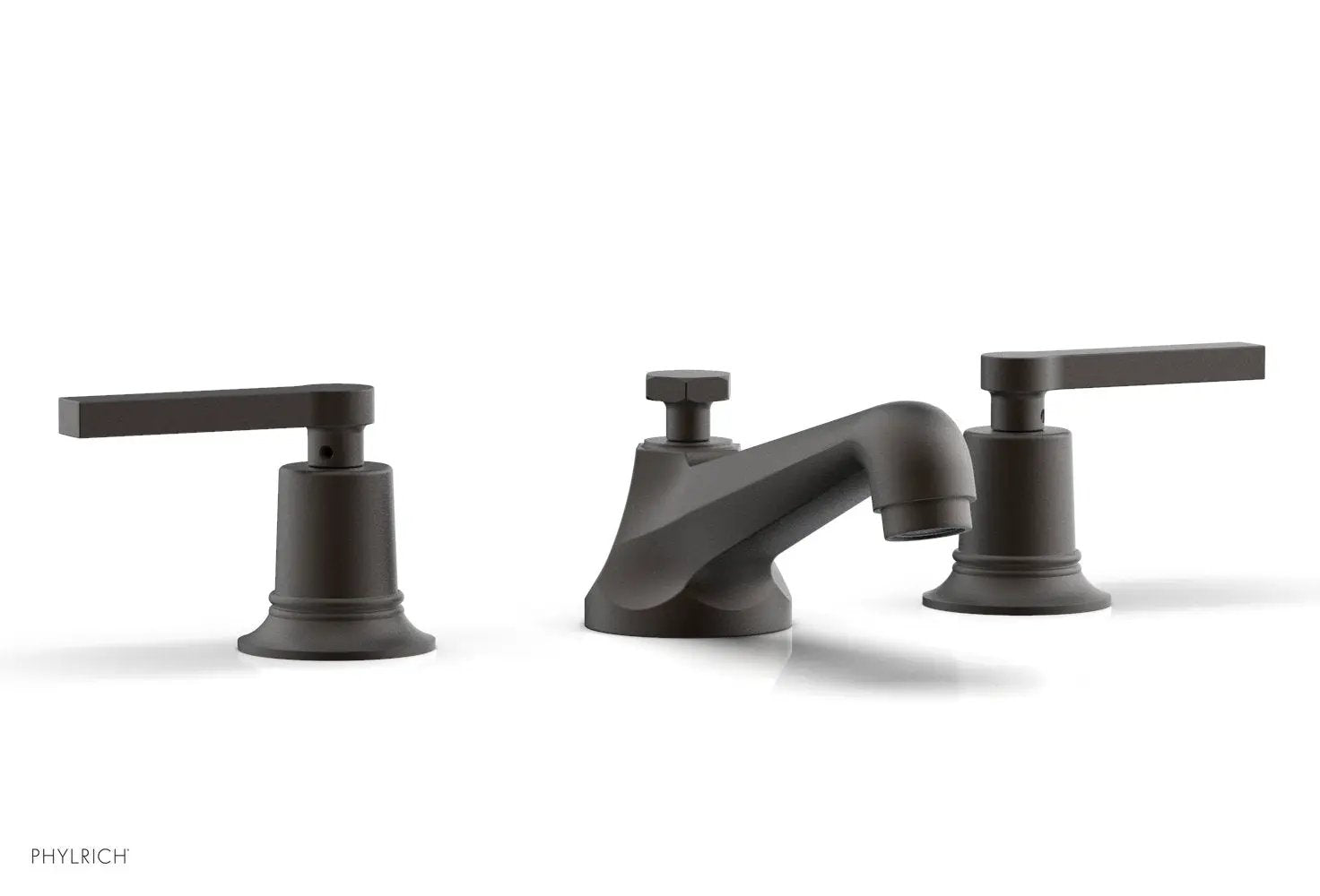 Phylrich HEX MODERN Widespread Faucet Low Lever Handles by Phylrich