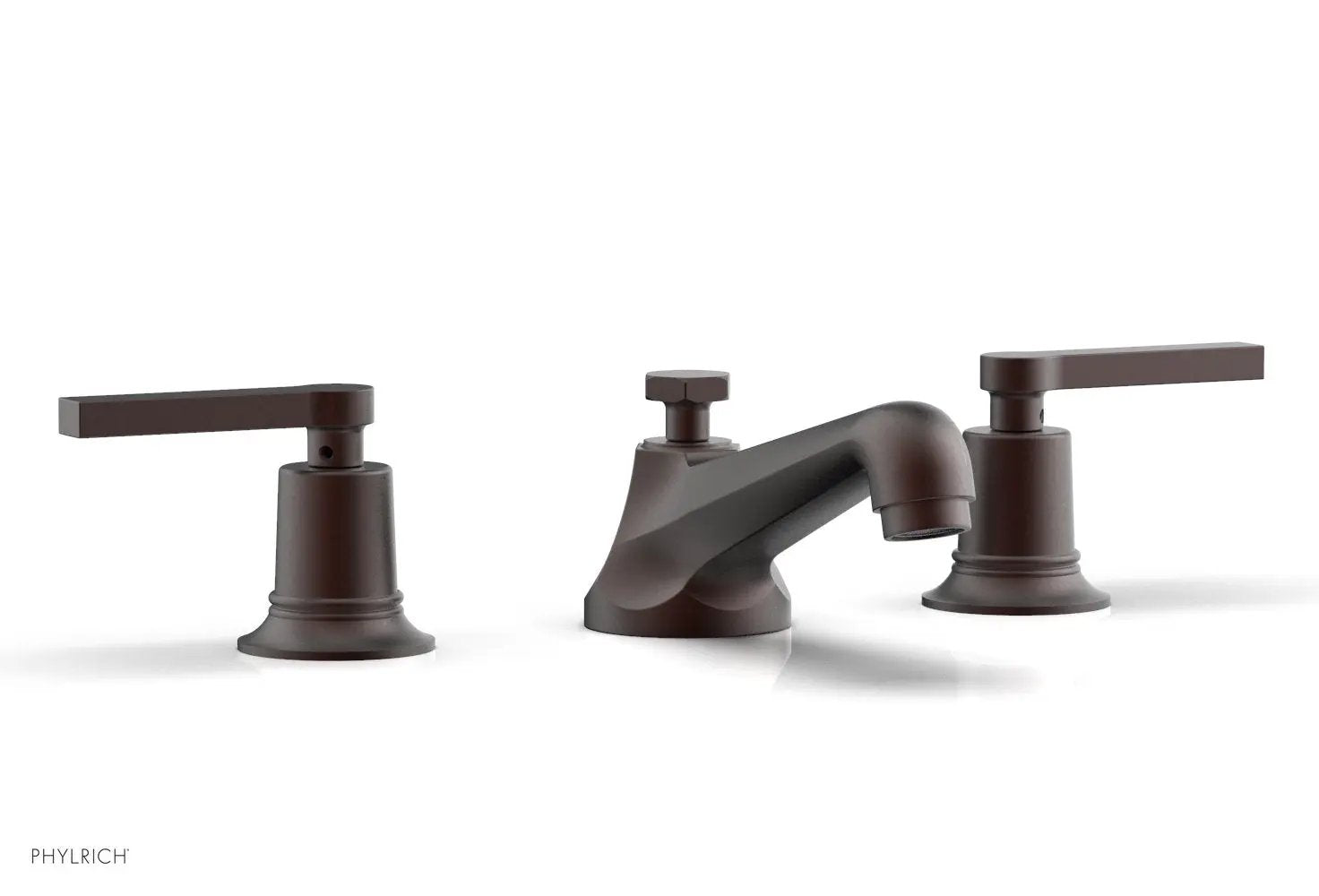 Phylrich HEX MODERN Widespread Faucet Low Lever Handles by Phylrich