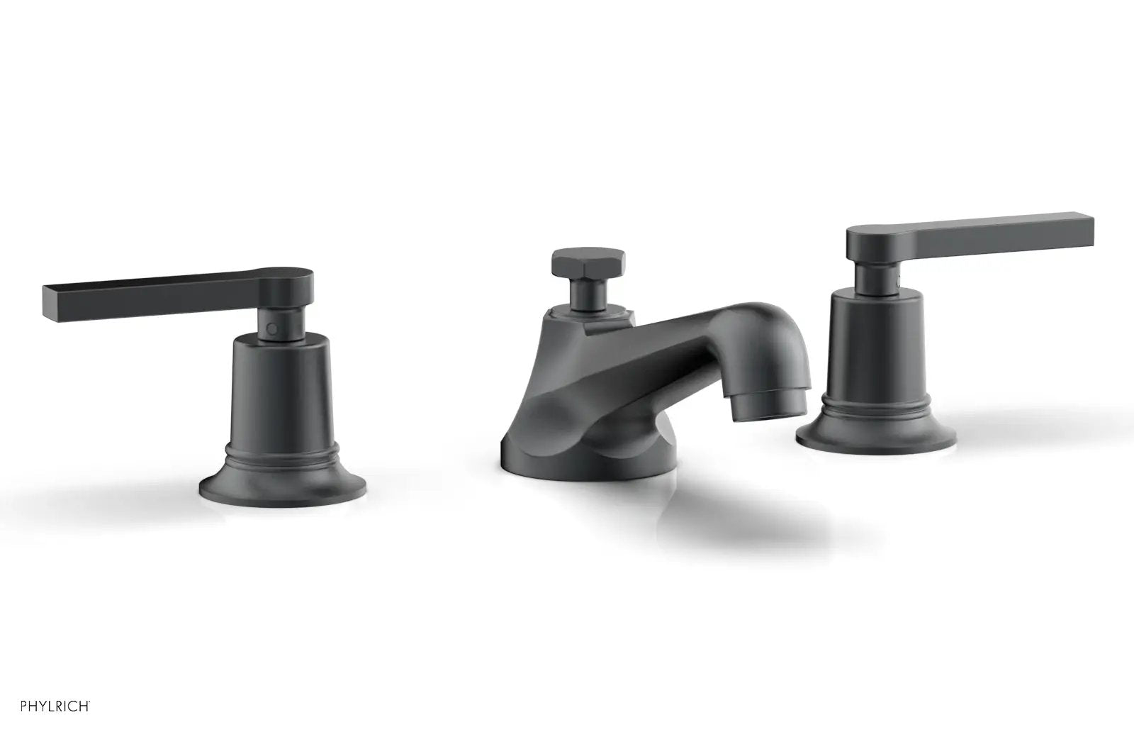 Phylrich HEX MODERN Widespread Faucet Low Lever Handles by Phylrich