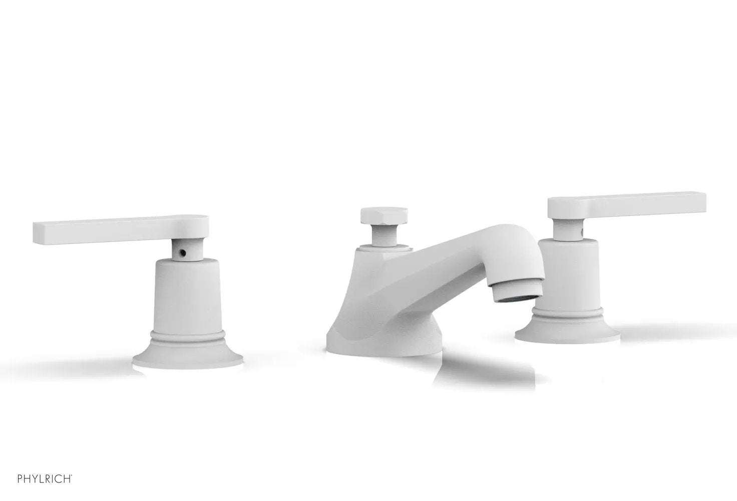 Phylrich HEX MODERN Widespread Faucet Low Lever Handles by Phylrich