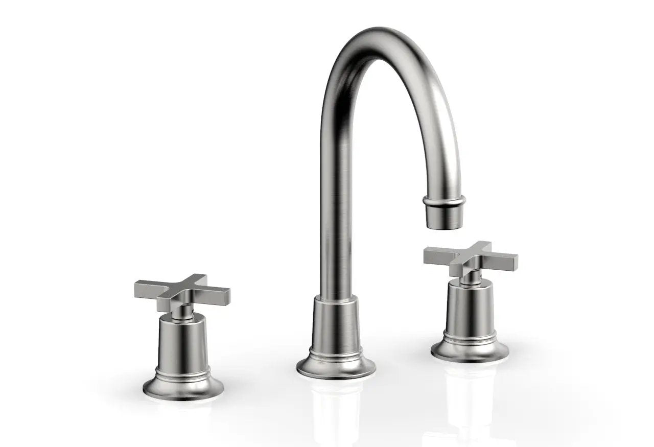 Phylrich HEX MODERN Widespread Faucet with Cross Handles by Phylrich