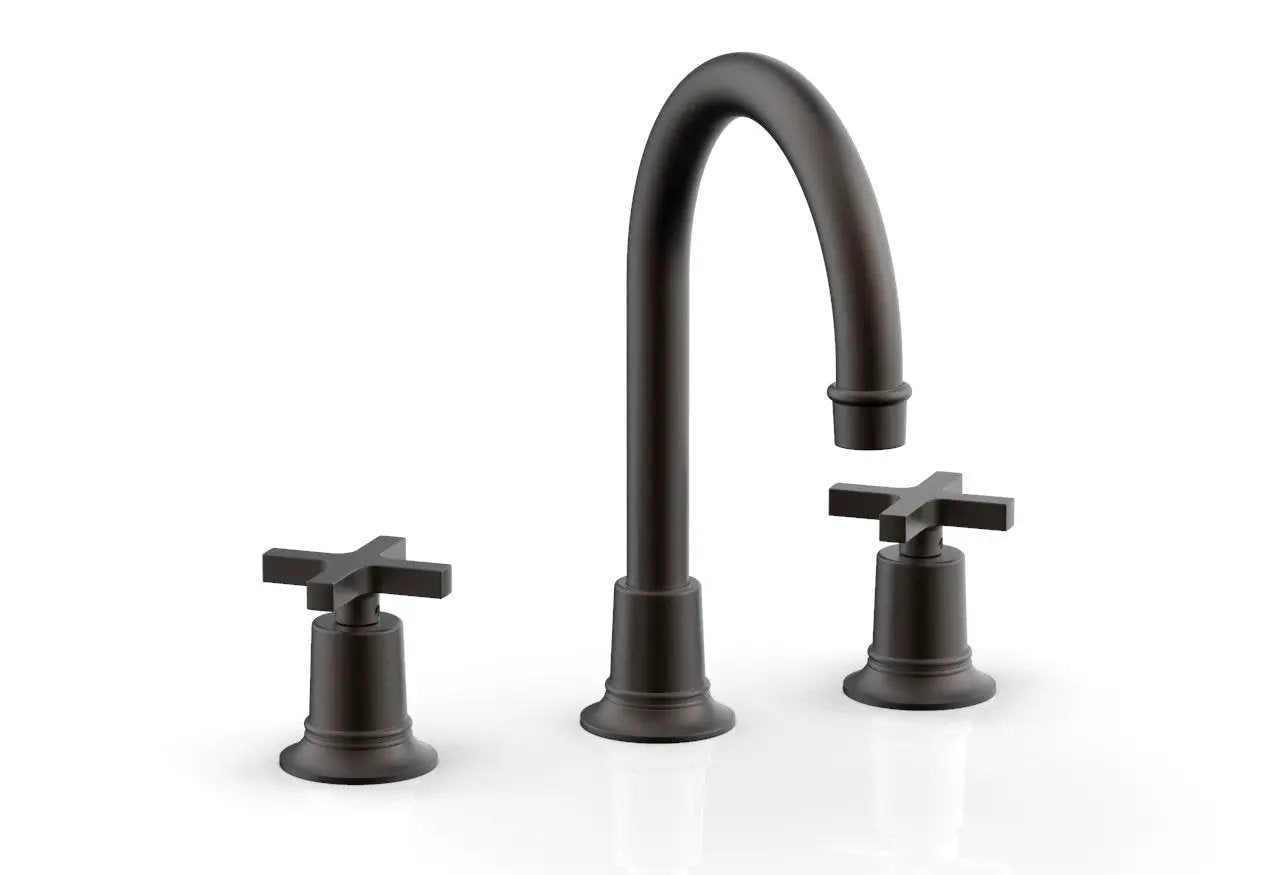 Phylrich HEX MODERN Widespread Faucet with Cross Handles by Phylrich