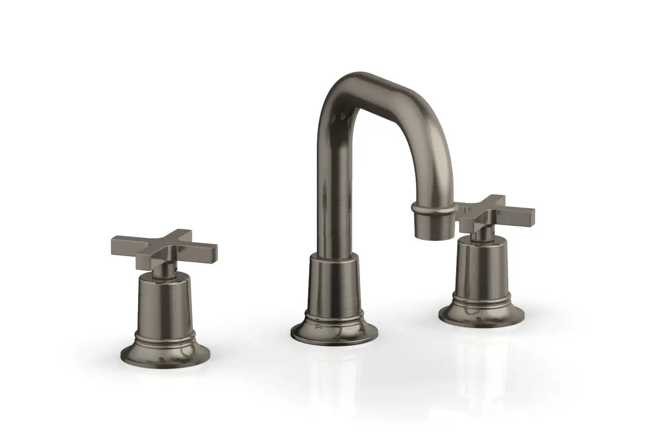 Phylrich HEX MODERN Widespread Faucet - Cross Handles by Phylrich