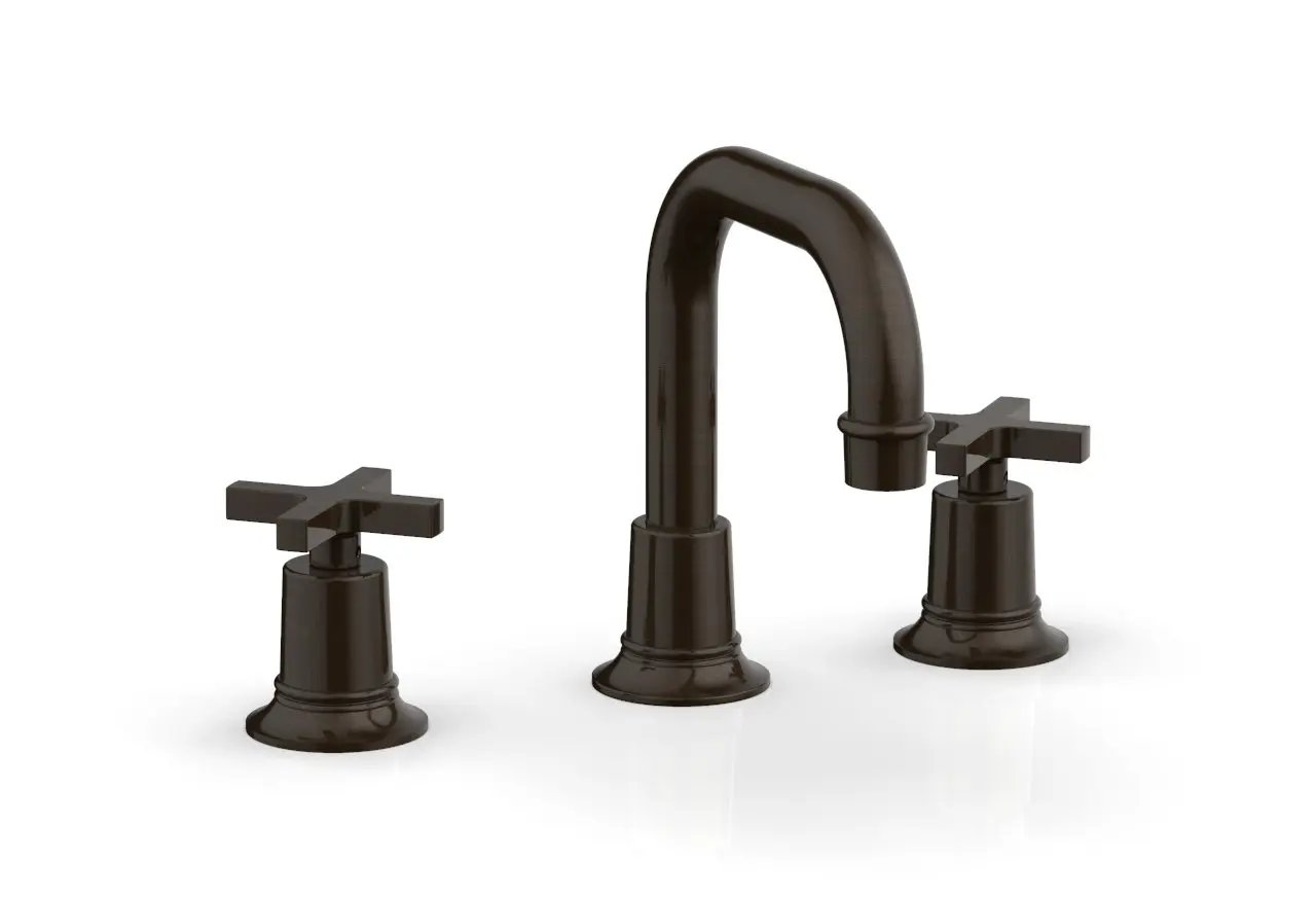 Phylrich HEX MODERN Widespread Faucet - Cross Handles by Phylrich