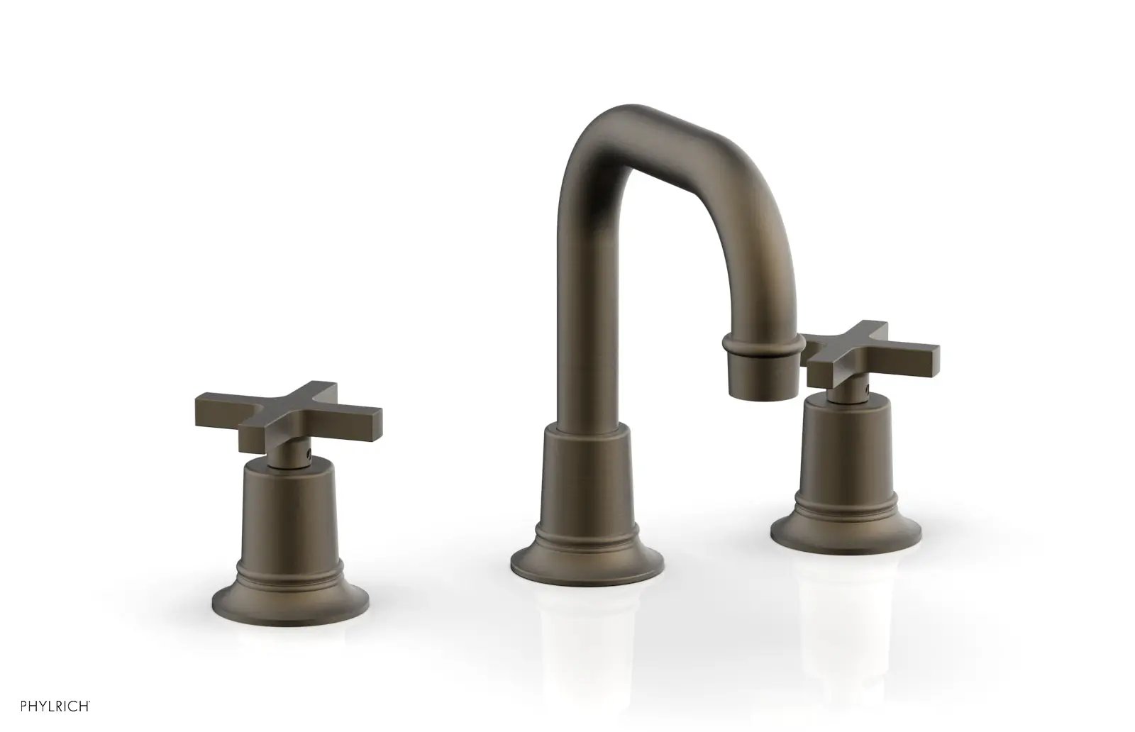 Phylrich HEX MODERN Widespread Faucet - Cross Handles by Phylrich