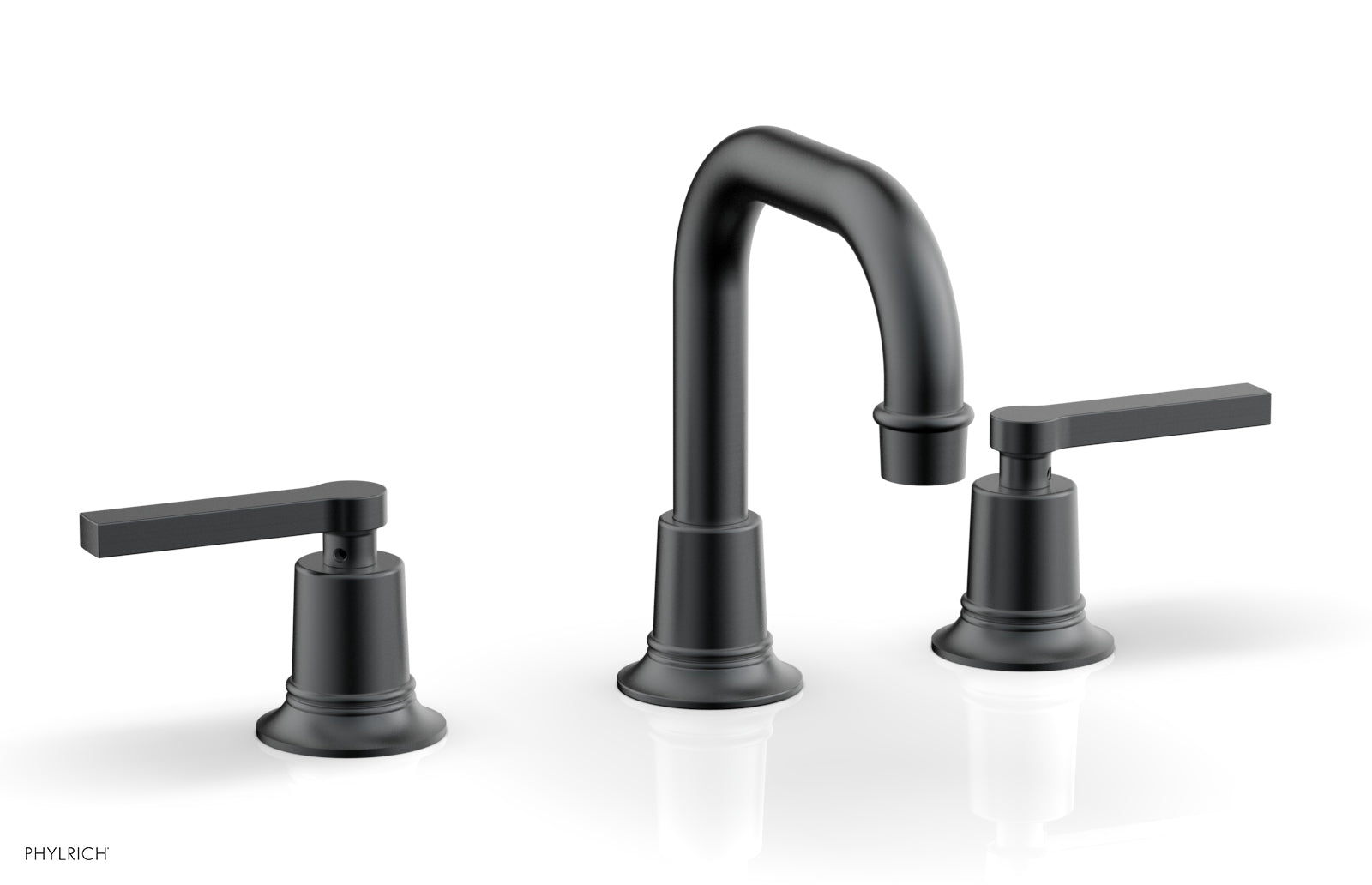 Phylrich HEX MODERN Widespread Faucet with Lever Handles by Phylrich