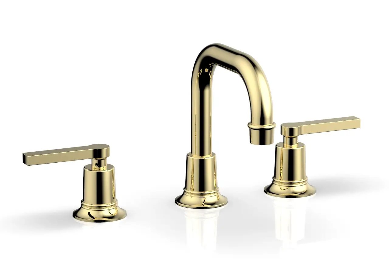 Phylrich HEX MODERN Widespread Faucet with Lever Handles by Phylrich