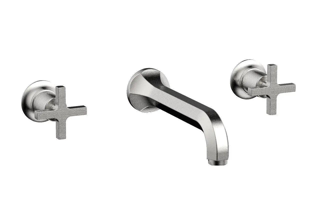 Phylrich HEX MODERN Wall Lavatory Set - Cross Handles by Phylrich