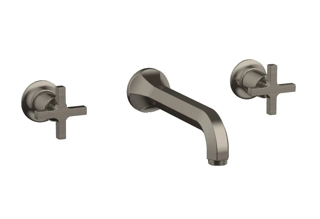 Phylrich HEX MODERN Wall Lavatory Set - Cross Handles by Phylrich
