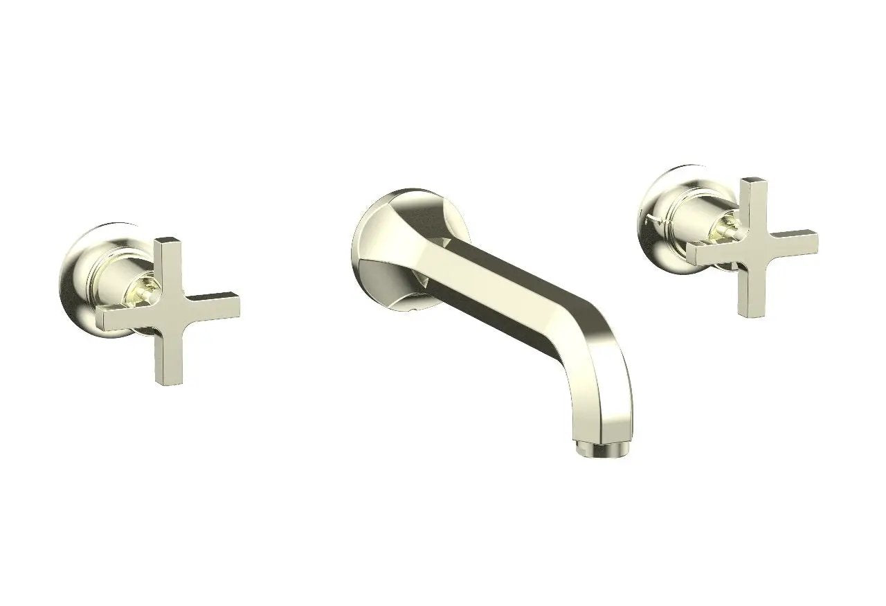 Phylrich HEX MODERN Wall Lavatory Set - Cross Handles by Phylrich