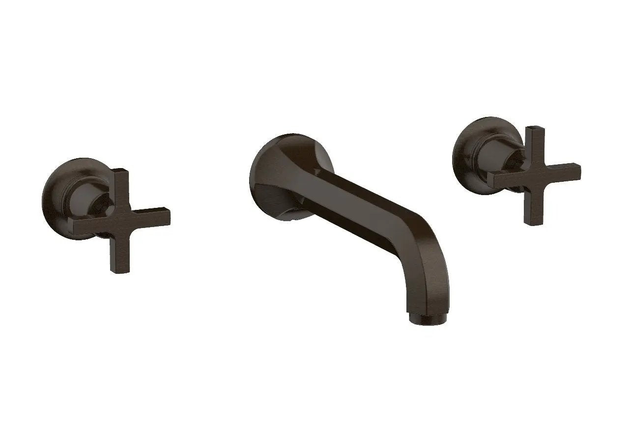 Phylrich HEX MODERN Wall Lavatory Set - Cross Handles by Phylrich