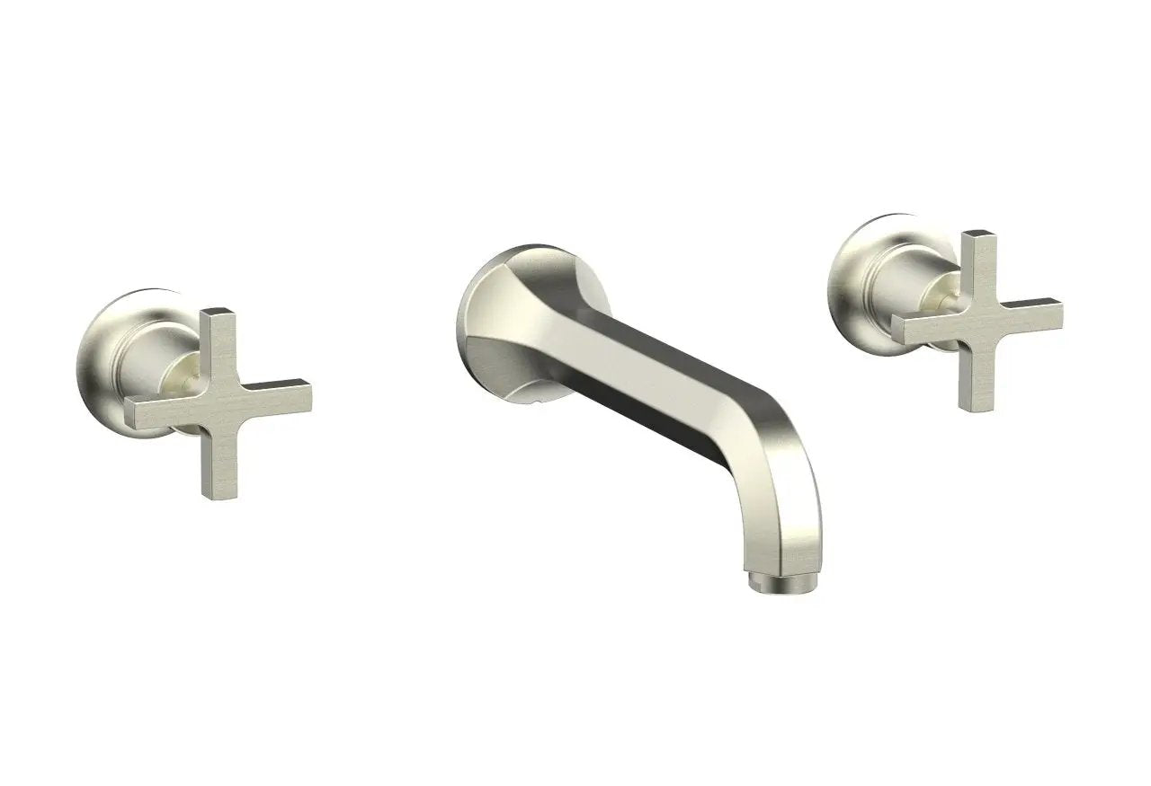 Phylrich HEX MODERN Wall Lavatory Set - Cross Handles by Phylrich
