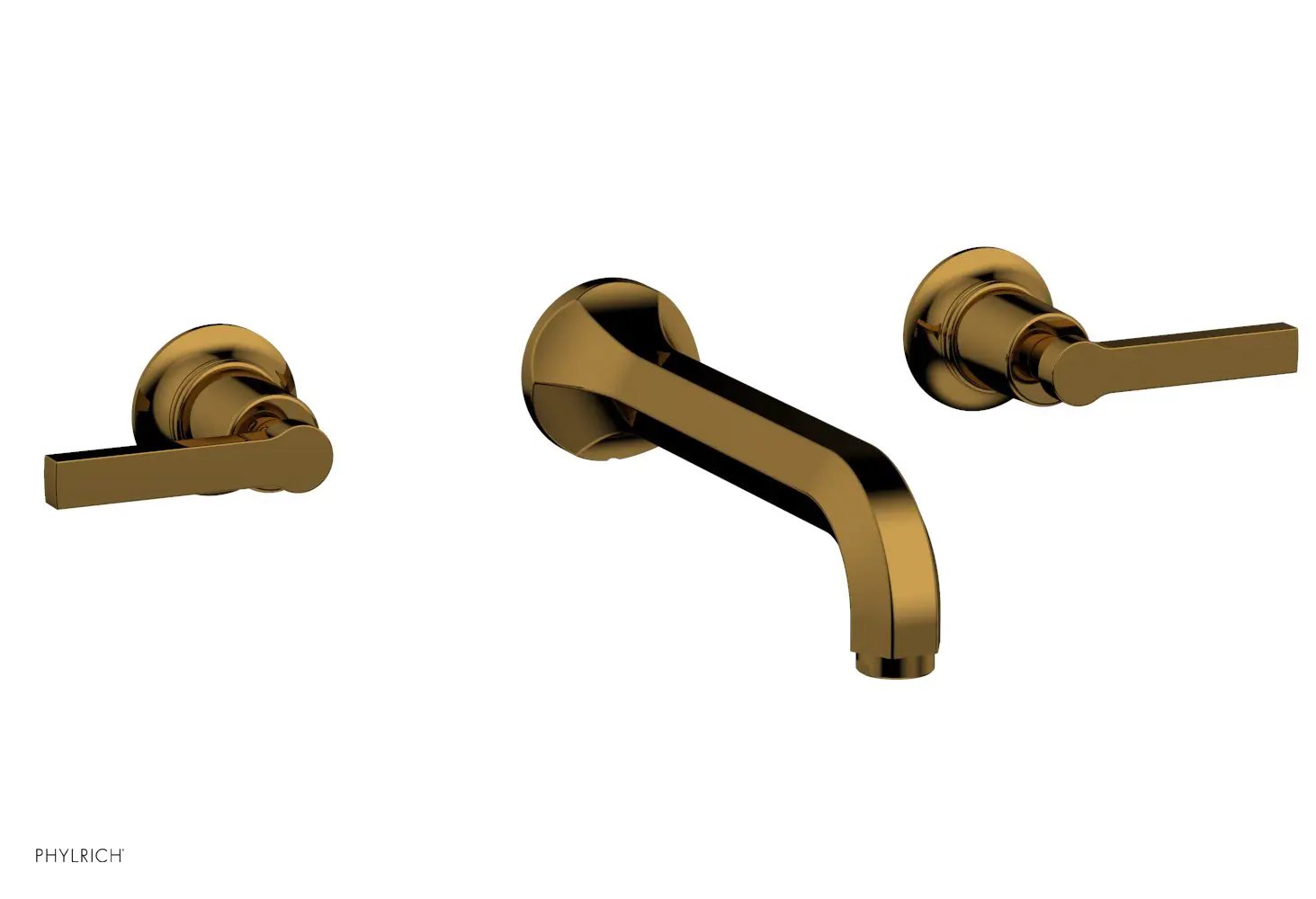 Phylrich HEX MODERN Wall Lavatory Set - Lever Handles by Phylrich