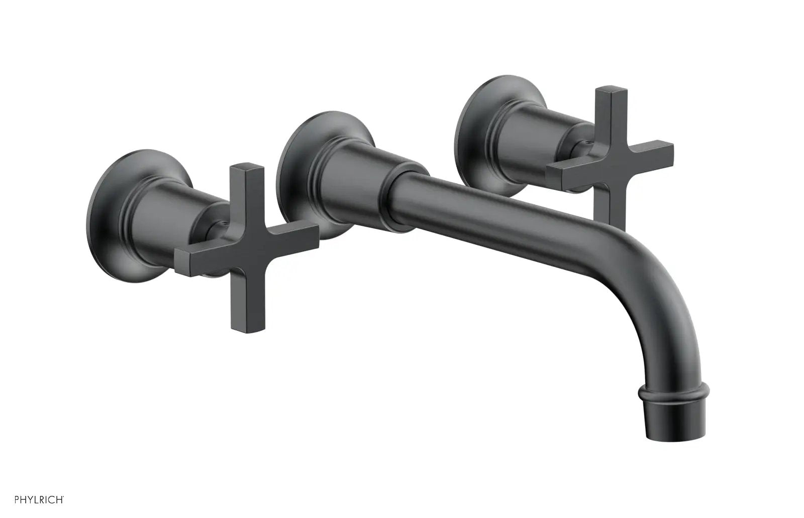 Phylrich HEX MODERN Wall Tub Set - Cross Handles by Phylrich