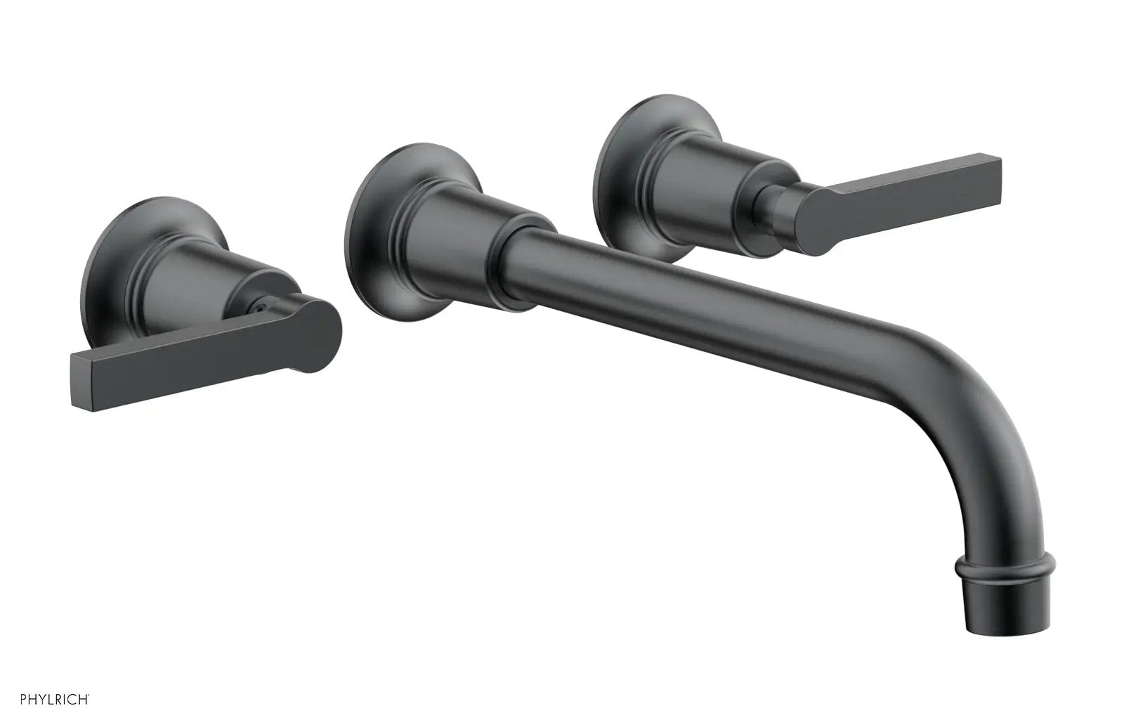 Phylrich HEX MODERN Wall Lavatory Set 10" Spout - Lever Handles by Phylrich