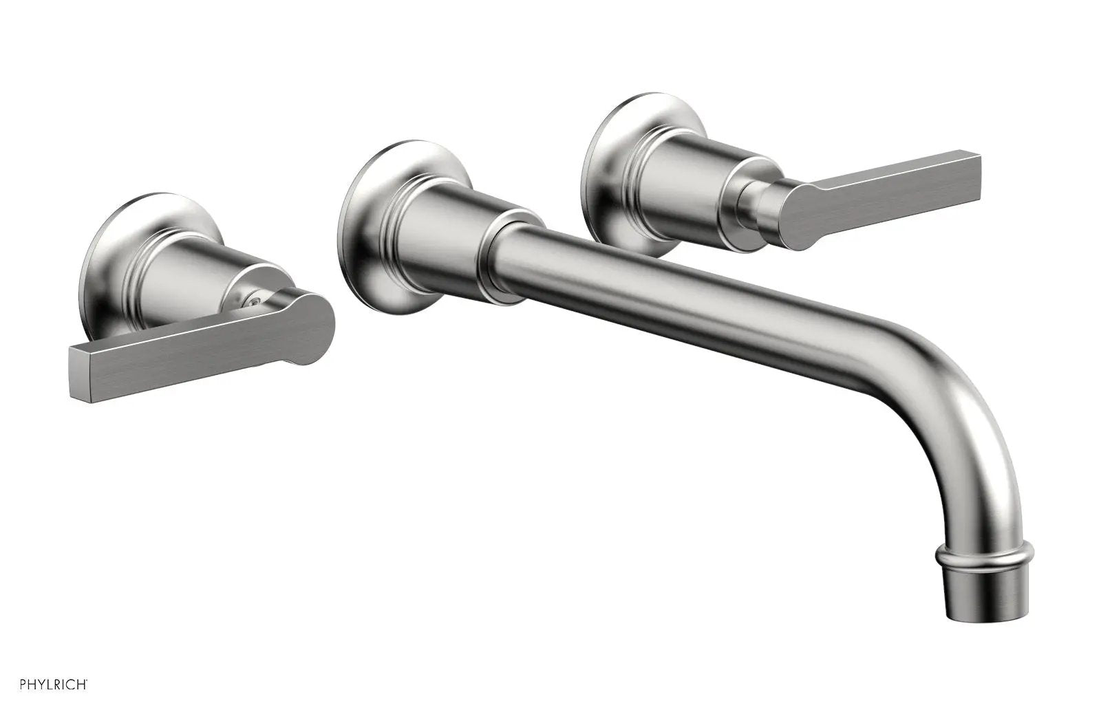 Phylrich HEX MODERN Wall Lavatory Set 10" Spout - Lever Handles by Phylrich