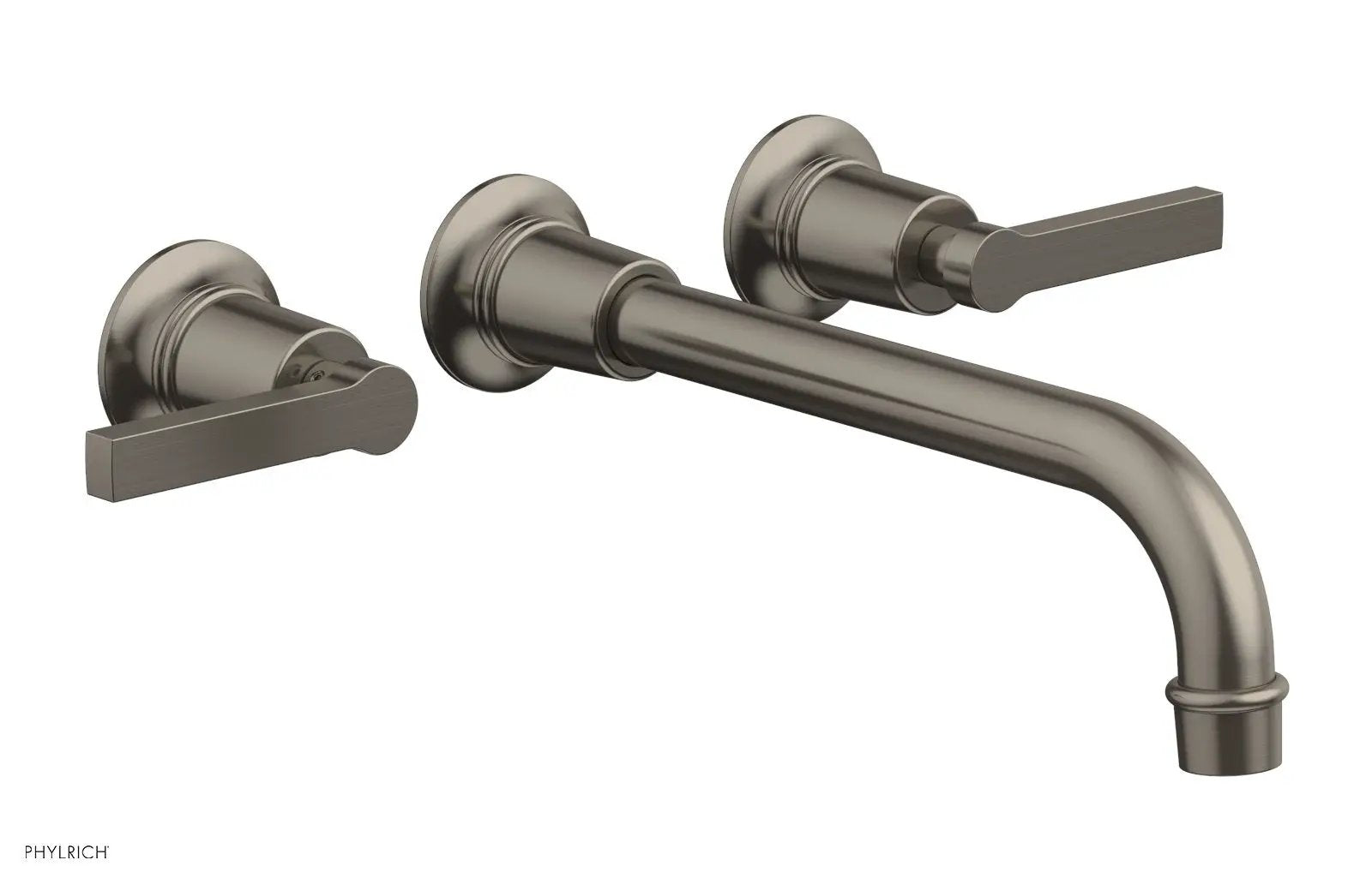 Phylrich HEX MODERN Wall Lavatory Set 10" Spout - Lever Handles by Phylrich
