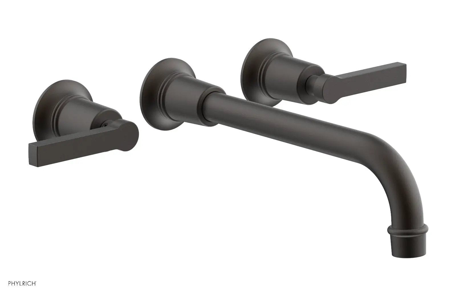 Phylrich HEX MODERN Wall Lavatory Set 10" Spout - Lever Handles by Phylrich