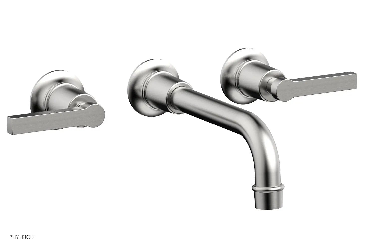 Phylrich HEX MODERN Wall Lavatory Set with Lever Handles by Phylrich