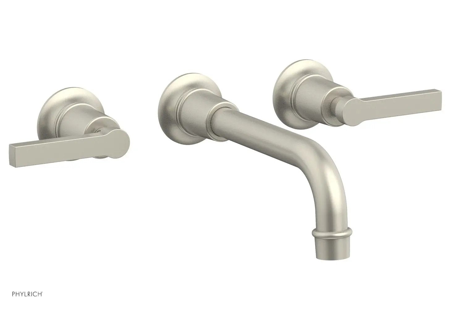 Phylrich HEX MODERN Wall Lavatory Set with Lever Handles by Phylrich