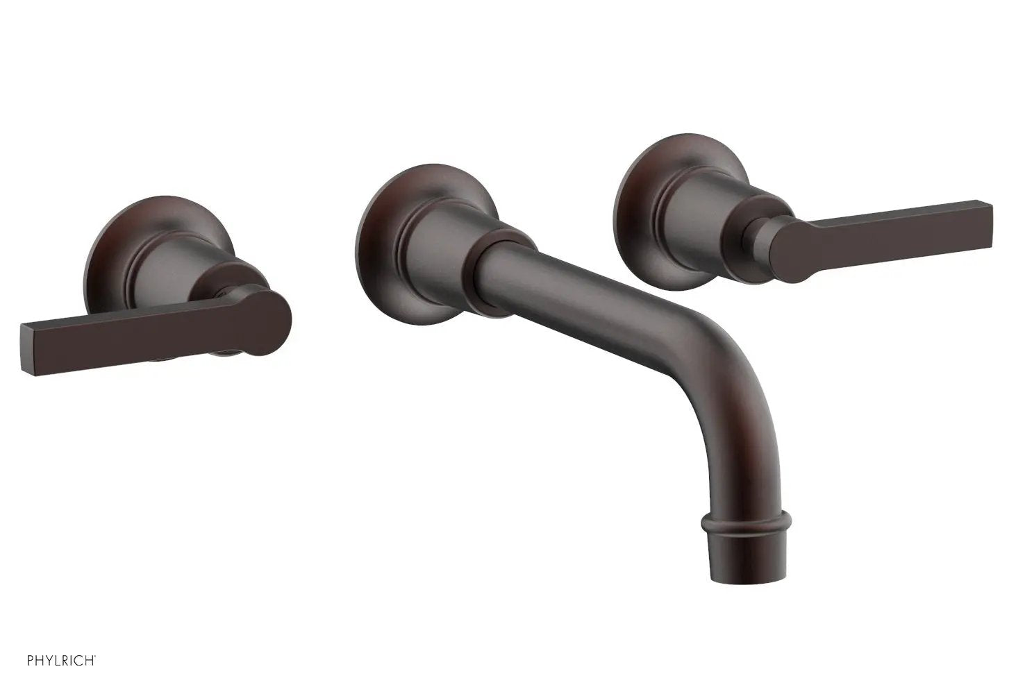 Phylrich HEX MODERN Wall Lavatory Set with Lever Handles by Phylrich