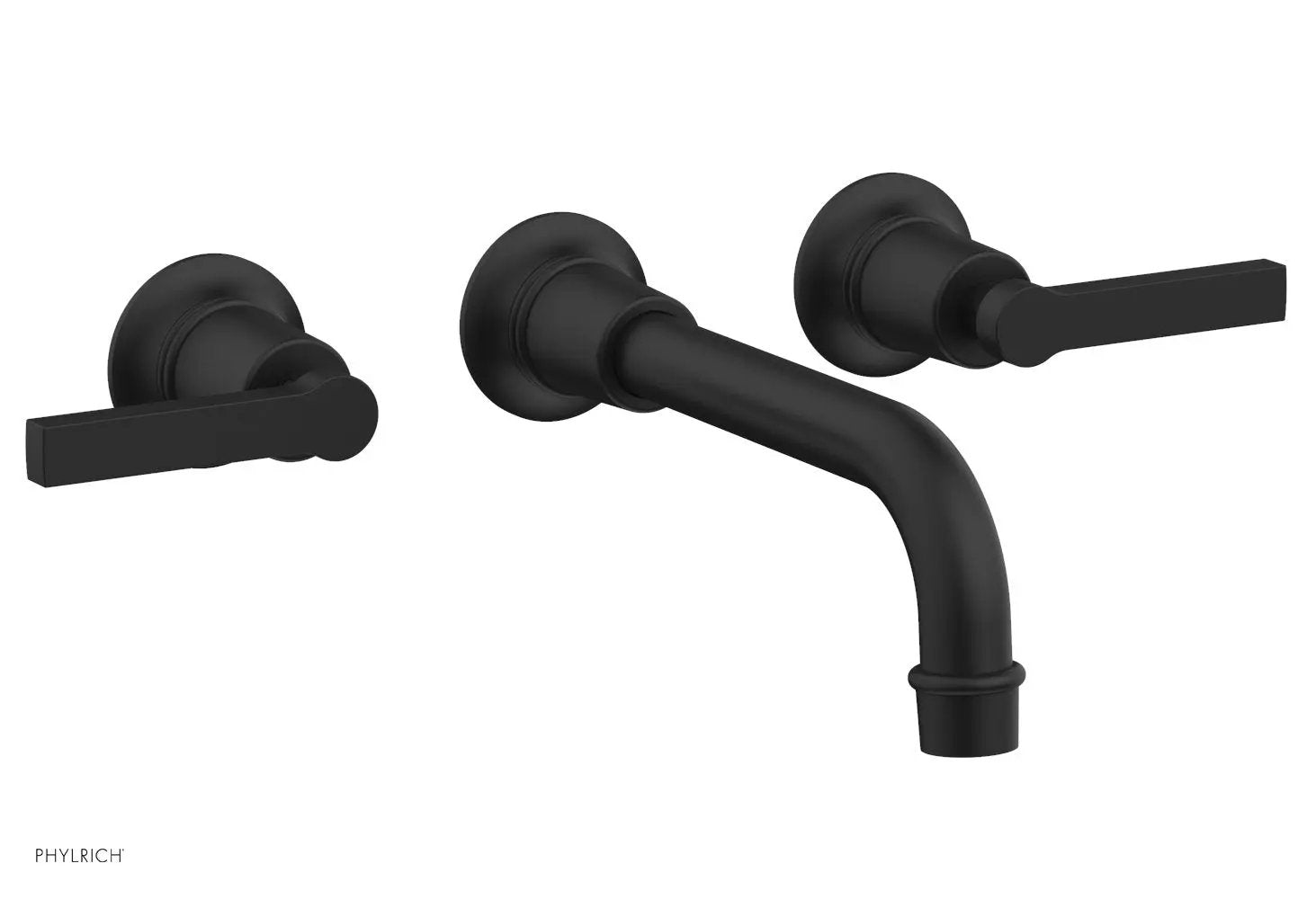 Phylrich HEX MODERN Wall Lavatory Set with Lever Handles by Phylrich