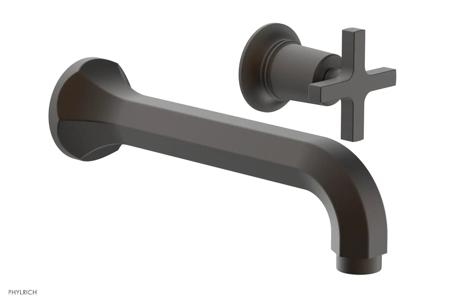 Phylrich HEX MODERN Single Handle Wall Lavatory Set - Cross Handle by Phylrich