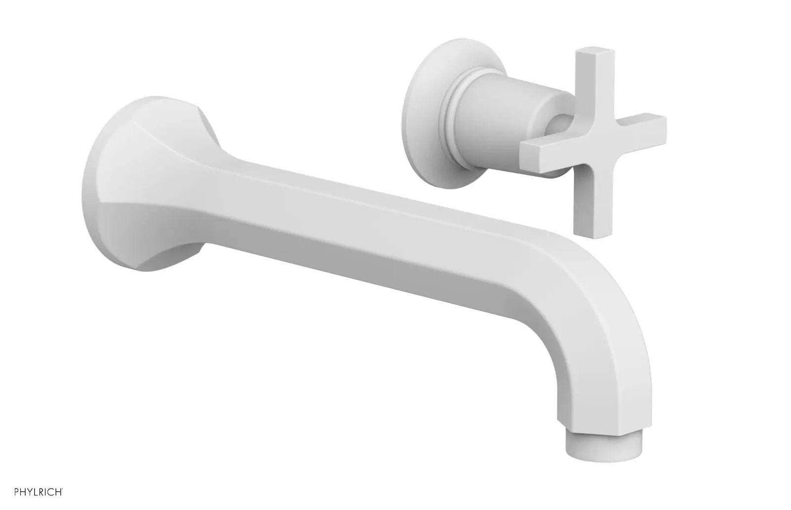 Phylrich HEX MODERN Single Handle Wall Lavatory Set - Cross Handle by Phylrich
