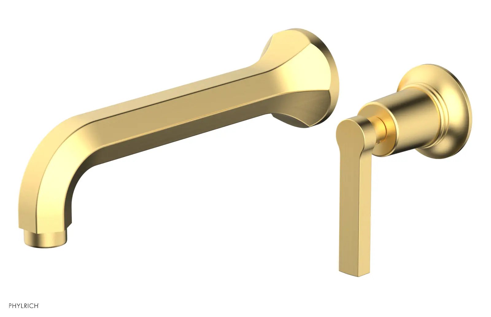 Phylrich HEX MODERN Single Handle Wall Lavatory Set - Lever Handle by Phylrich