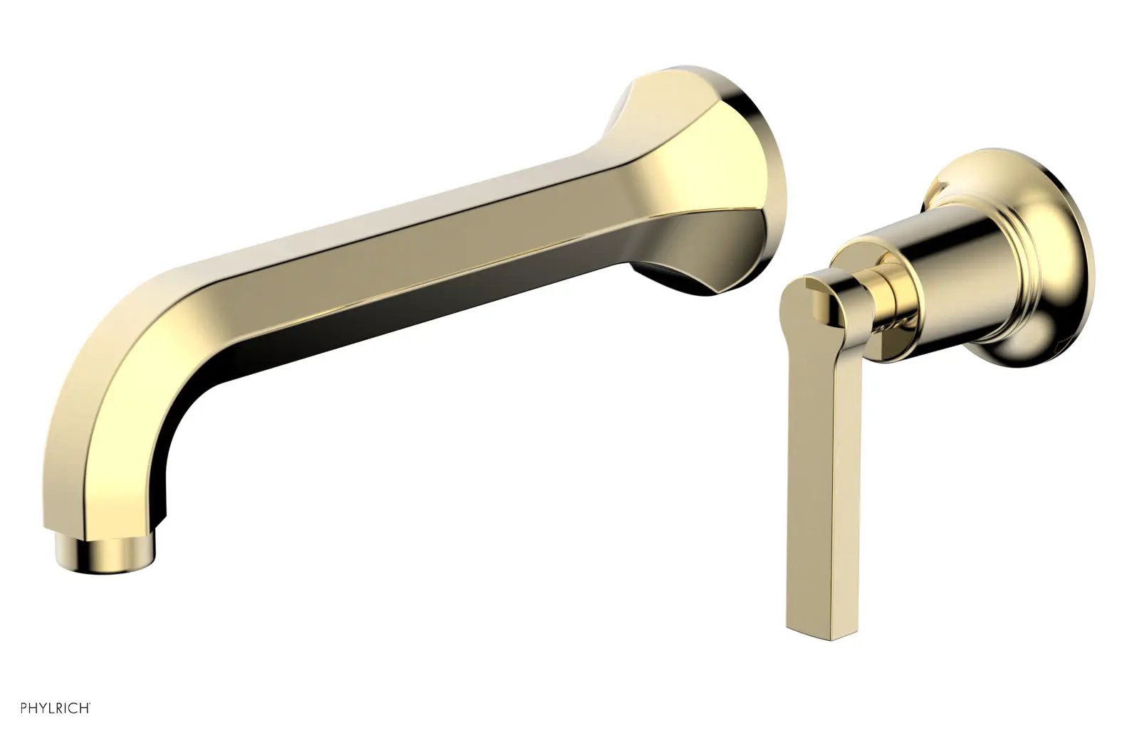 Phylrich HEX MODERN Single Handle Wall Lavatory Set - Lever Handle by Phylrich