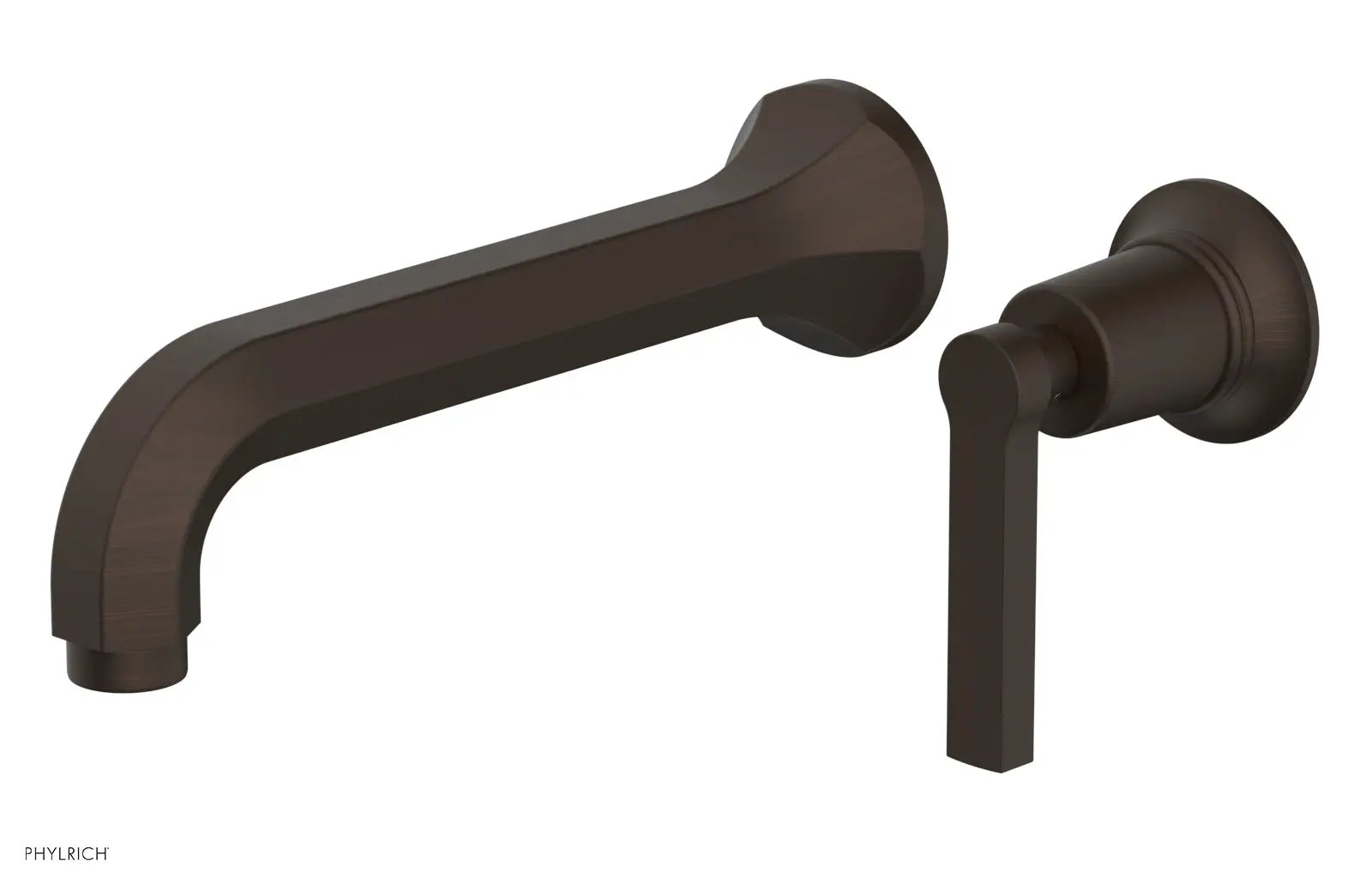 Phylrich HEX MODERN Single Handle Wall Lavatory Set - Lever Handle by Phylrich