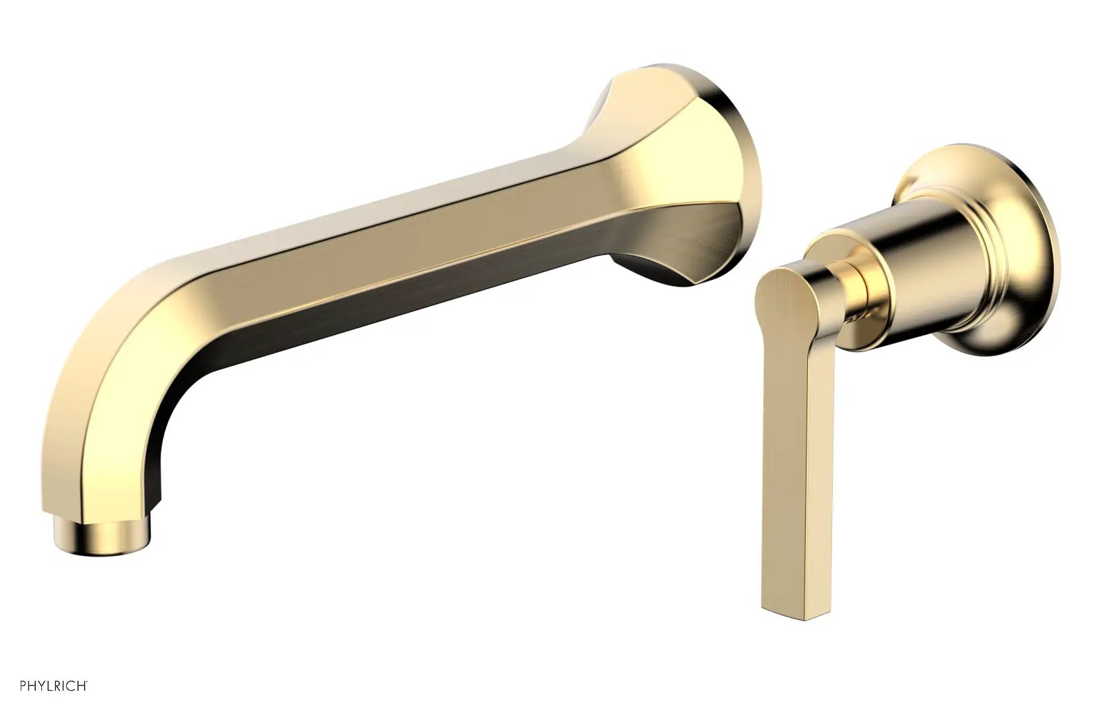 Phylrich HEX MODERN Single Handle Wall Lavatory Set - Lever Handle by Phylrich