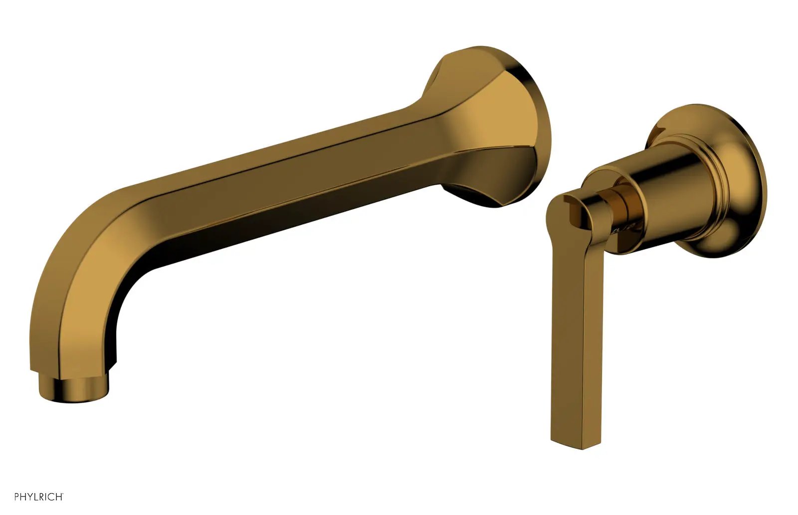 Phylrich HEX MODERN Single Handle Wall Lavatory Set - Lever Handle by Phylrich